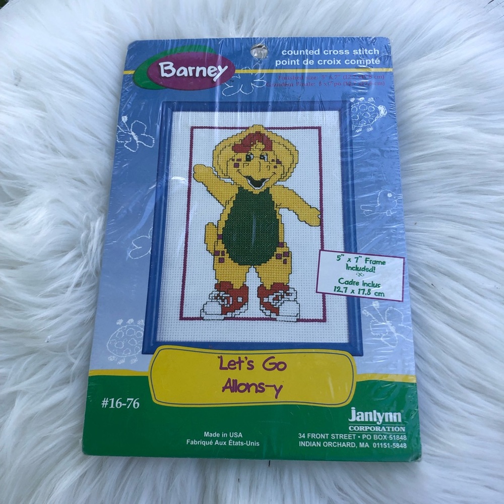 BJ from Barney Counted cross stitch